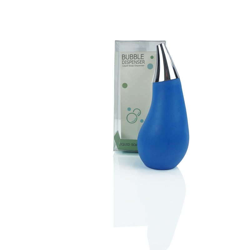 QQ Studio Kitchen Bathroom Counter top Squeezable Soap Dispensers Tear Drop Shape Bottle (Blue, ~7oz) - Image 5